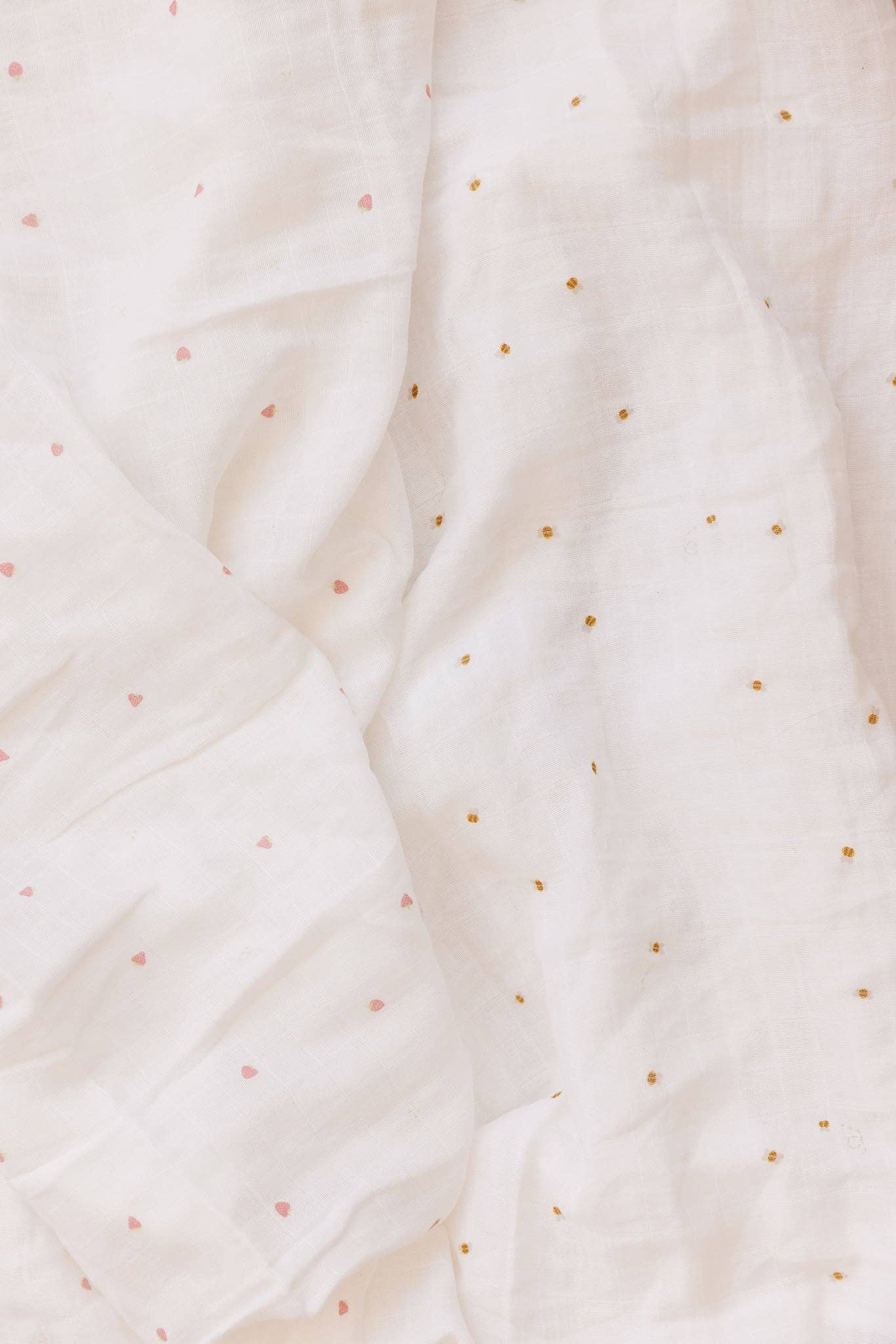 Strawberry Muslin Swaddle