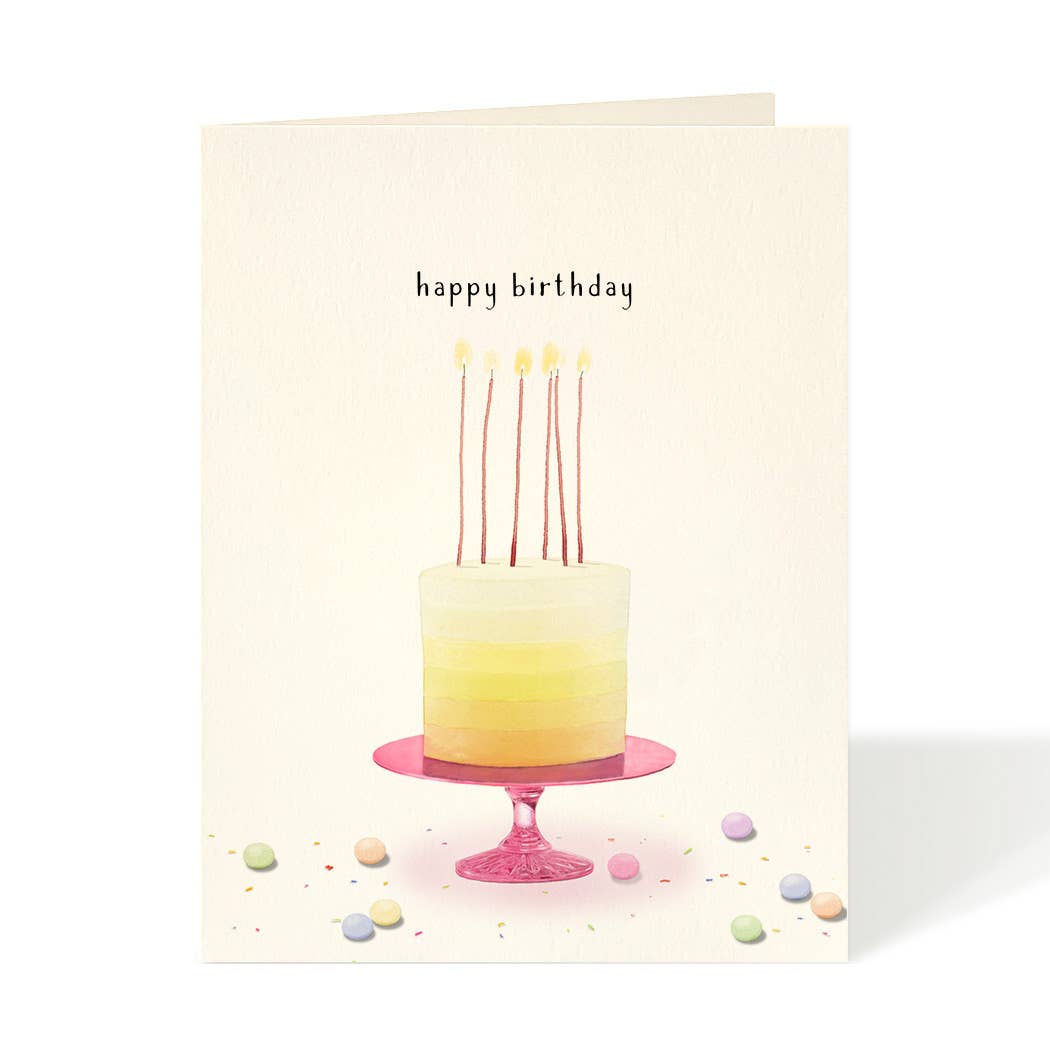 Ombre Cake Birthday Card