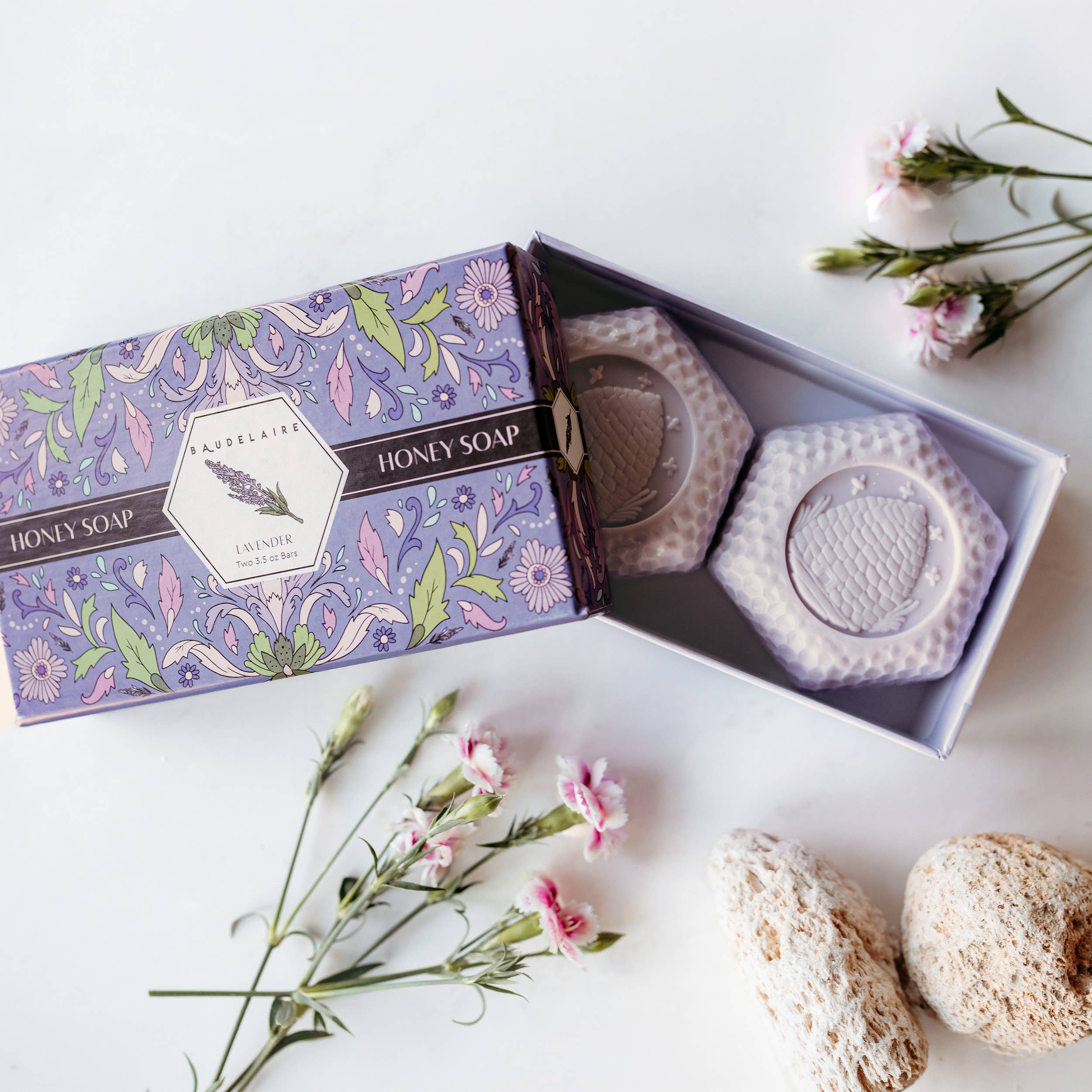 Lavender Honey Soap 2 Bar Gift Box
